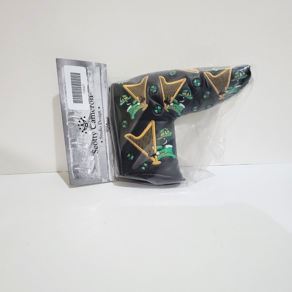 SCOTTY CAMERON 2024 ST PATRICK’S DAY HEADCOVER DUELING HARPS NWT - Picture 4 of 8